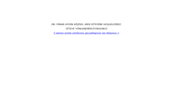 Desktop Screenshot of drpinaraydin.com